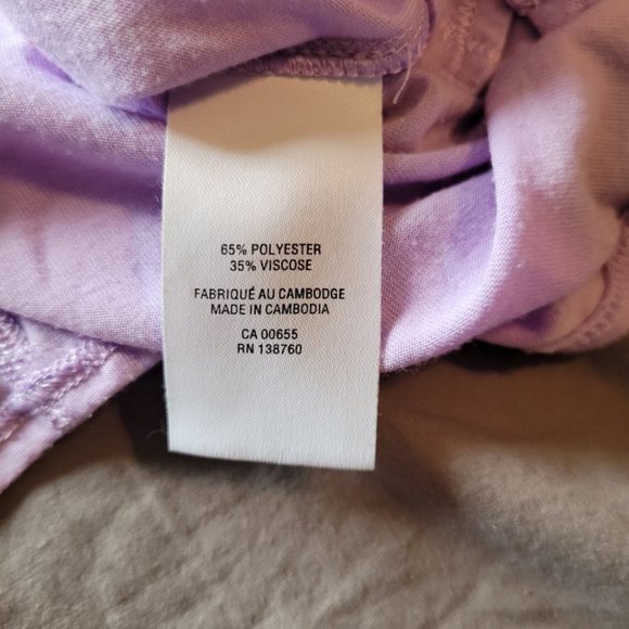 Small Reitmans Hyba 'Good Vibes Forever' Purple Top - Picture 7 of 8